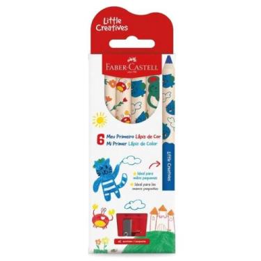Imagem de Meu Primeiro Lápis De Cor Com 6 Cores Faber-Castell