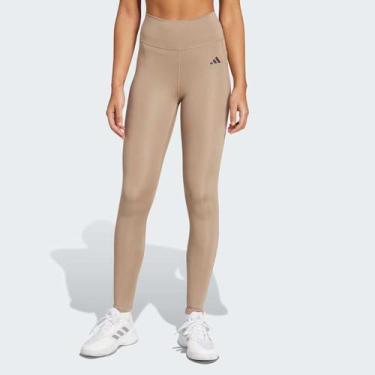 Imagem de Calça Legging Adidas Optime Feminina Marrom, P