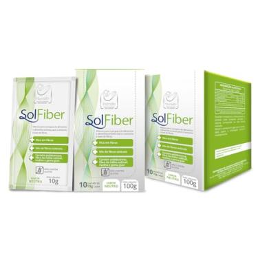 Imagem de Solfiber Fibras Solúveis Regulador Intestinal Prebiótico, Sem Açúcar e Glúten, Regularização Intestinal 10 Saches -100g