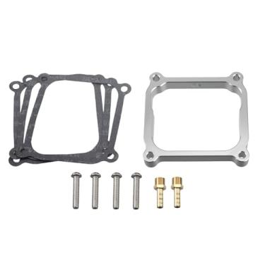 Imagem de Espaçador de tampa de válvula de tarugo para motor Hemi Predator 212cc para mini bicicleta Go Kart peças de desempenho prata