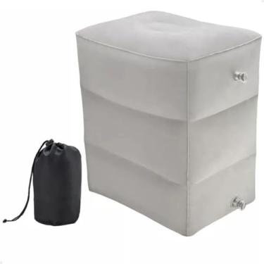 Imagem de Almofada Inflável Viagem Avião Carro Apoio para Pés