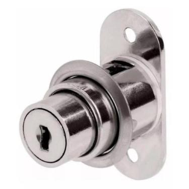 Imagem de Fechadura 24,5mm Pressão Porta de Correr Armários Móveis - Renna