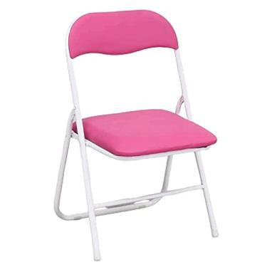 Imagem de NEWCES Cadeira dobrável portátil confortável cadeira de evento respirável almofada de alta resiliência cadeiras de sala de jantar para casa (cor: G, tamanho: 28x17x15 polegadas)