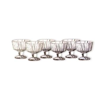 Imagem de Conjunto 6 Taças Para Sobremesa De Vidro Galaxy 300Ml -Wincy