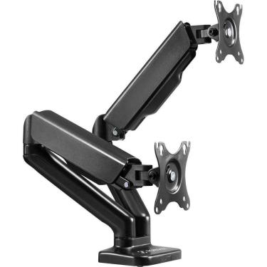 Imagem de Suporte Articulado Para Dois Monitores Com Pistão A Gás Fortrek Fk441s 17"-32"