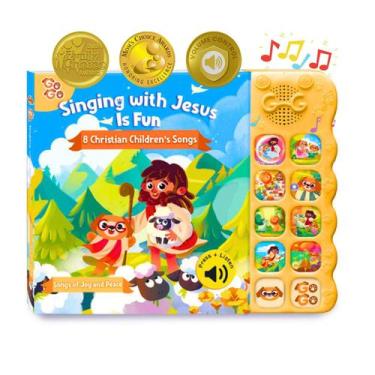 Imagem de Livro de som GO GO Bible Songs of Wisdom para crianças de 2 a 4 anos