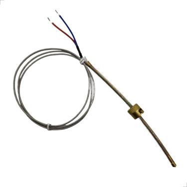Imagem de 10X Termopar Tipo J Ponta De 6Mm Com Baioneta Cabo 2 Metros