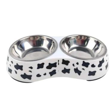 Imagem de Generic Tigelas de comida para gatos Tigela de comida e água para gatos Versátil para de interior Prato de alimentação Comedouro para animais de estimação, L