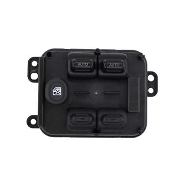 Imagem de NewYall Interruptor dianteiro esquerdo LH do console central central mestre porta elétrica 5 botões para Jeep Liberty 2005-2007