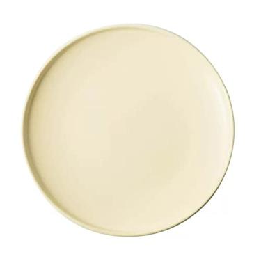 Imagem de Prato de serviço prato de jantar de cerâmica cozinha doméstica sala de jantar prato de sobremesa prato de jantar normal prato de bolo de cor sólida prato plano de café da manhã pratos profundos (cor