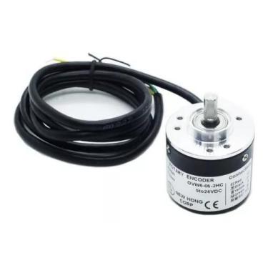 Imagem de Encoder Incremental Rotativo 5V a 24V CC 600 Pulsos Eixo 6mm - RB