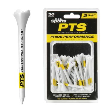 Imagem de Pride Performance Professional Tee System camisetas de golfe de plástico (30 unidades), amarelo, 6 cm