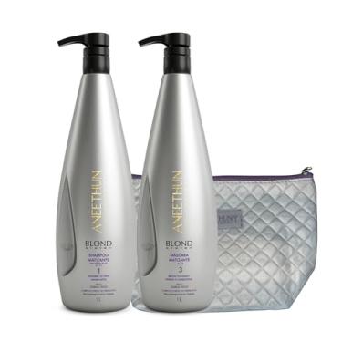 Imagem de Shampoo 1L + Máscara 1Kg Matizante – Neutraliza Tons Amarelados, Realça o Loiro e o Grisalho | Brilho Prateado e Hidratação Intensa