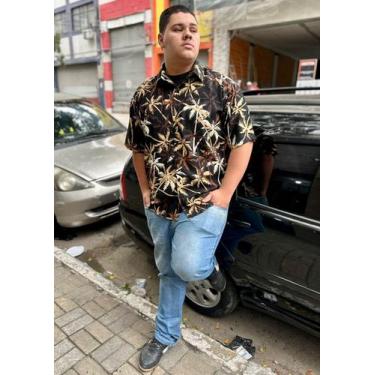Imagem de Camisa Floral Havaiana, Estampada De Viscose Manga Curta - Maximus, Co