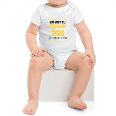 Imagem de Body infantil Ano novo 2027 eu resolvo - Alearts, GG