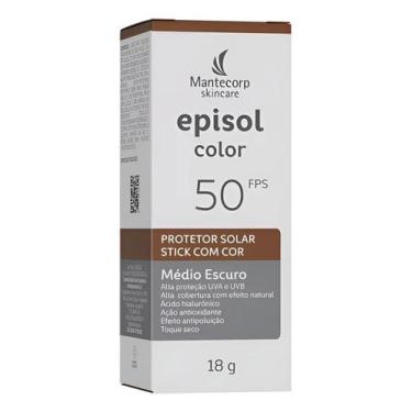 Imagem de Protetor Solar Episol Color Stick Médio Escuro