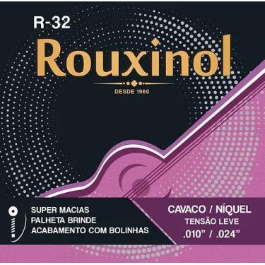 Imagem de Encordoamento Rouxinol R-32 Para Cavaquinho em Níquel - Calibre .010 -