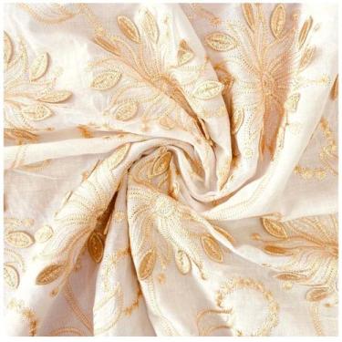 Imagem de Tecido lese floral 3d 1.50mts/larg cor off-white metro - CARRETEL