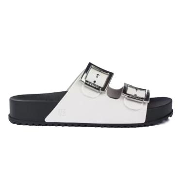 Imagem de Chinelo Slide Partner III Preto Branco Zaxy 18063-90042
