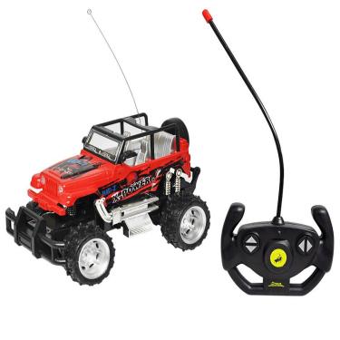 Imagem de Carro Controle Remoto Jipe Champion Vermelho DMT5059 Dm Toys