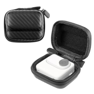 Imagem de Mini bolsa para corpo Insta360 GO 3 / GO 3S PULUZ Bolsa de armazenamento portátil de fibra de carbono EVA (preto)