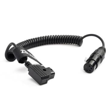 Imagem de ZBLZGP Cabo de alimentação D-tap macho para XLR fêmea de 4 pinos para câmera Blackmagic URSA Mini Pro 4.6K LVM-170A Tvlogic Monitor Roland EDIROL R88 (cabo enrolado)