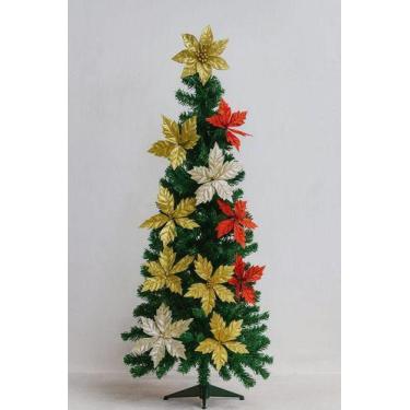 Imagem de Árvore De Natal 120 Cm C/ 120 Galhos Pinheiro Cheio Luxo - NoBrand