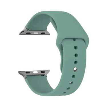 Imagem de Pulseira De Silicone Para Apple Watch 44mm 45mm 40mm 41mm 42-38mm, Bra