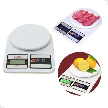 Imagem de Balança Digital Cozinha 10kg Precisão Dieta Nutrição C 2 Pilhas - 123U