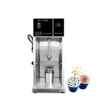 Imagem de Máquina de Raspadinha Velocidade ajustar máquina liquidificador de sorvete diy tipos misturadora agitação leite Faz Sorvete Cremoso