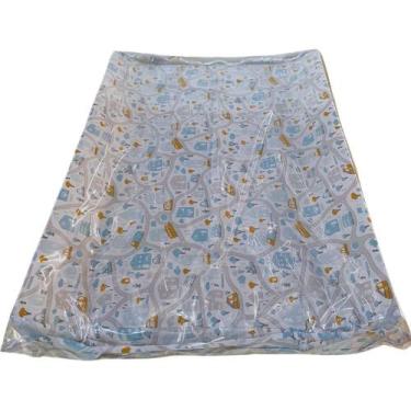 Imagem de Trocador Americano Anatomico De Comoda Para Bebe 100% Algodão Plastifi