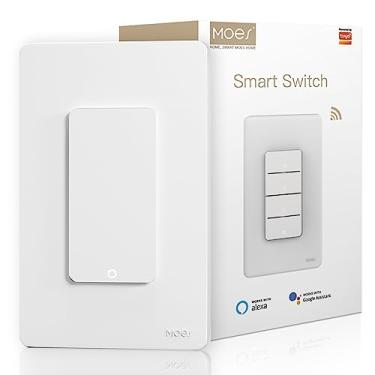 Imagem de Interruptor Inteligente Moes, 1 Botão, Branco