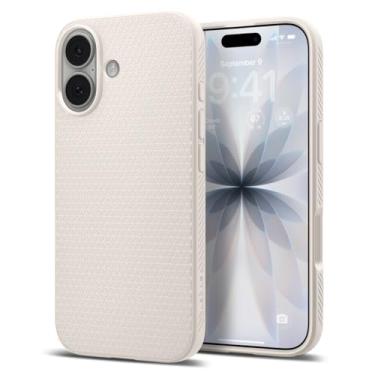 Imagem de Capa Spigen para iPhone 17, Liquid Air, projetada para Apple iPhone 17 - Titânio Natural