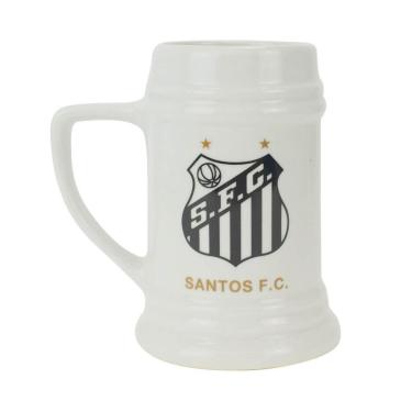 Imagem de Caneca Branca 500ml - Santos-Unissex