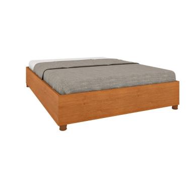 Imagem de Cama Box Casal em MDP 193cm x 144cm Grécia Espresso Móveis Cinamomo