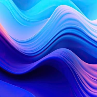 Imagem de Quadro Decorativo com Estampa Wallpaper Fotográfica Gerada por IA para Decoração Moderna 30x30cm