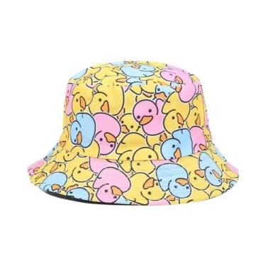 Imagem de Chapéu Balde Reversível de Pato - Verão 2024 - Proteção Solar para Pra