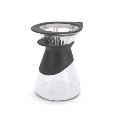 Imagem de Kit Cafeteira Jarra Com Filtro 600ml - Pressca Preto