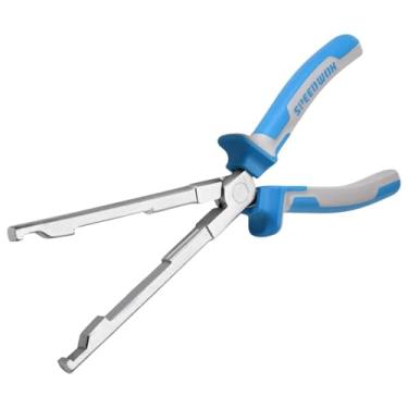 Imagem de SPEEDWOX Alicate de conector de vela incandescente de 23 cm de mandíbula reta - Ferramenta de remoção para motores a diesel, braçadeira de emenda pré-aquecida, extrator, tampões de luva, alicates de