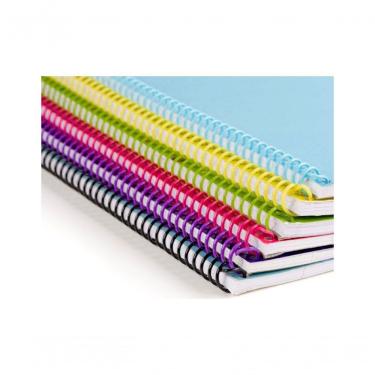 Imagem de Espirais Para Encadernação De Espiral Colorido 7mm 25 Folhas Cores Espirais Azul Royal