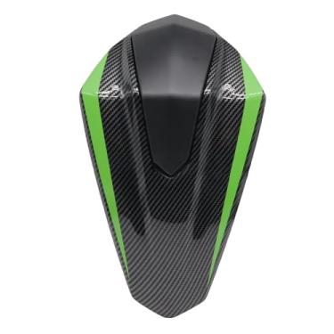 Imagem de Z400 Capa de banco traseiro de fibra de carbono 400, carenagem de passageiros estilo corrida borda verde 2018-2023