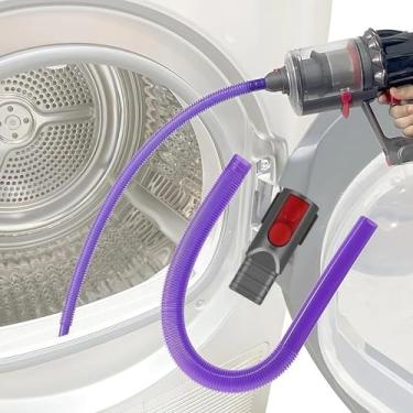 Imagem de JEDELEOS Mangueira de ventilação para secadora Dyson V15s V15 Gen5 V12 V11 V10 V8 V7 Detect Absolute Cyclone Outsize Bico fino Fenda Flexível Remoção de fiapos Kit de limpeza de ventilação para