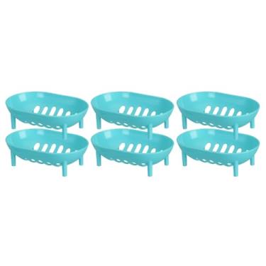 Imagem de Saboneteira Porta Sabonete De Plástico De Plastico Vazada Portátil (Tiffany | Kit 6)