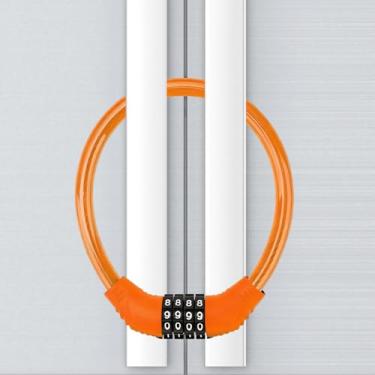 Imagem de KAKUPPA Trava de geladeira, combinação de 4 dígitos, peça de geladeira de alta segurança para geladeiras de porta francesa, fácil de instalar e usar, compatível com a maioria dos eletrodomésticos de