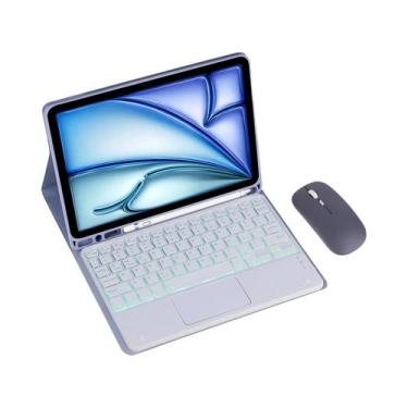 Imagem de Capa Com Teclado Para Samsung Galaxy Tab S10 FE De 10,9 Polegadas Com 