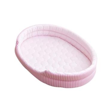 Imagem de IEUDNS Cama refrescante para gatos, almofada refrescante para cães e gatos, aconchegante, lavável e respirável para todas as estações, cama para animais de, M