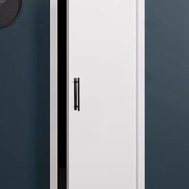 Imagem de Maçaneta de porta deslizante, guidão sem perfuração de liga de alumínio para instalação de ferragens (estilo 1)