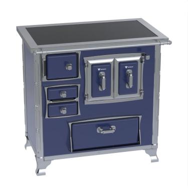 Imagem de Fogao a Lenha Venax GII n 1 Sec XVIII Premium Azul Gab SD