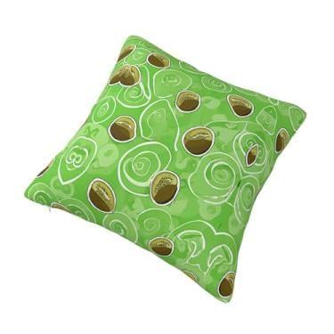 Imagem de Almofada quadrada decorativa Kiwi Bird com estampa fofa - Design reversível, zíper oculto, poliéster macio para sofá, cama e carro - Hipoalergênico 61 cm x 61 cm