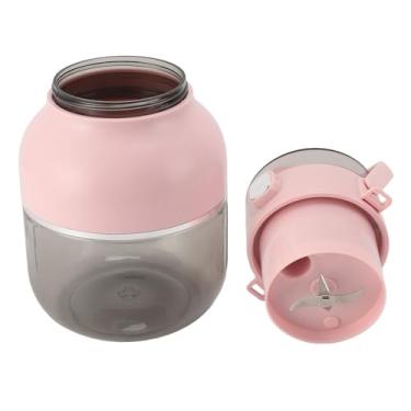 Imagem de Generic Copo Liquidificador, Mini Liquidificador Elétrico Sem Fio Usb Recarregável 500ml Portátil para Escritório (Rosa)